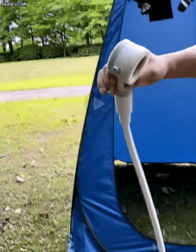 Energiesparende elektrische Duschpumpe ohne Netzstecker