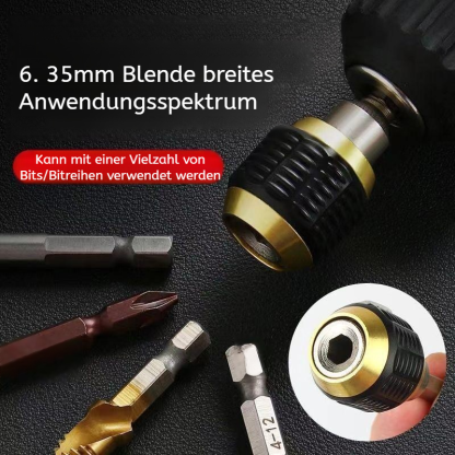 Schnellwechsel Selbstverriegelnde Verlängerungsstange für Bohrmaschinenadapter