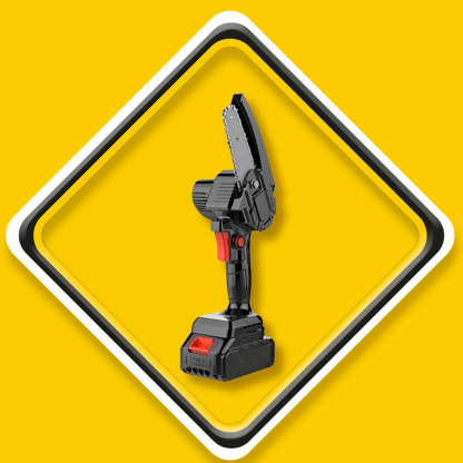 Kleine tragbare Akku-Handkettensäge für den Außenbereich, schnurlos und scharf