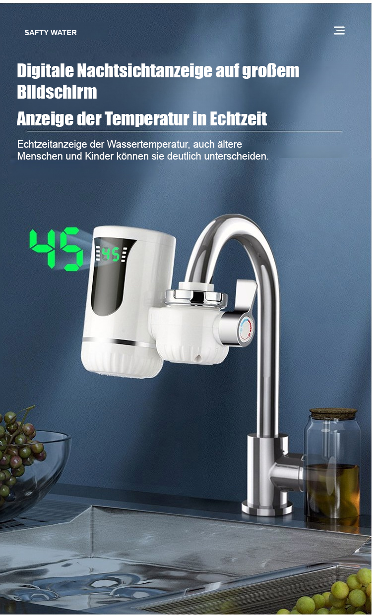 Innovativer Wasserhahn mit 3-Sekunden-Schnellinstallation