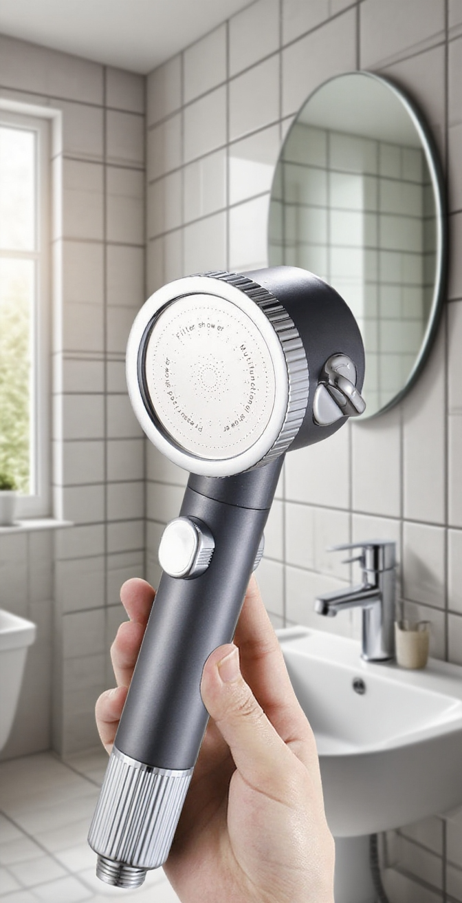 Duschkopf mit mehreren Strahlarten