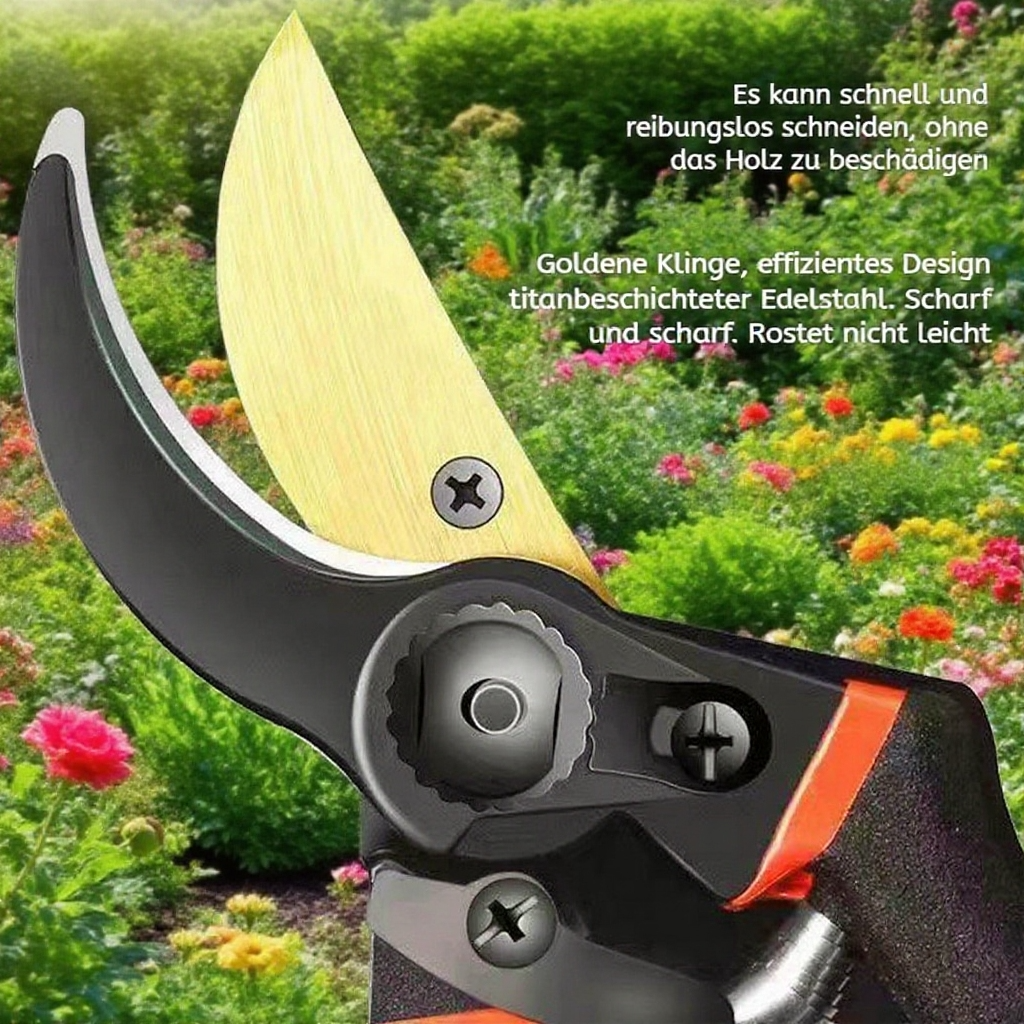 Gartenschere für präzises Schneiden