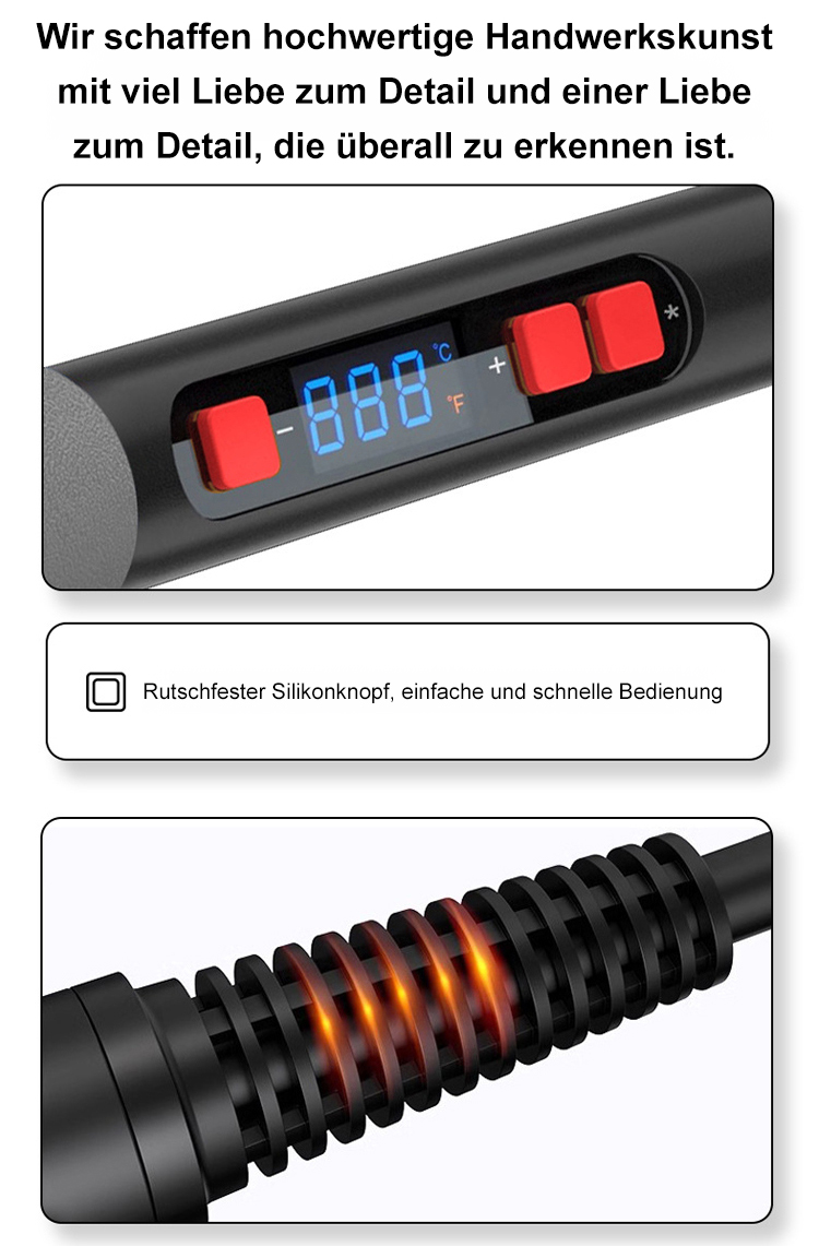 Schweißstift-Reparaturwerkzeug mit ergonomischem Griff