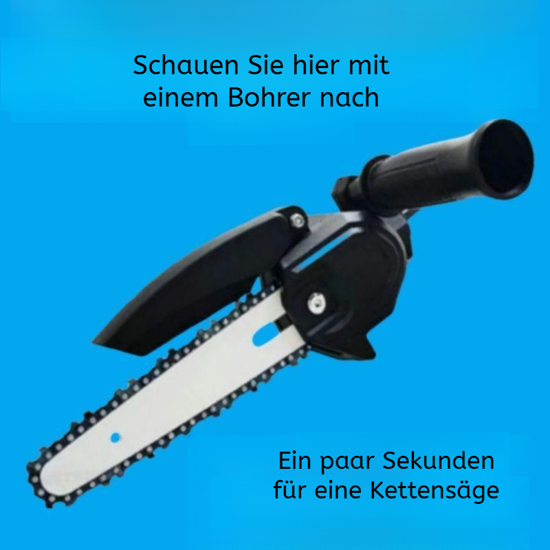 6-Zoll Kettensägen-Umrüstsatz für Bohrmaschine