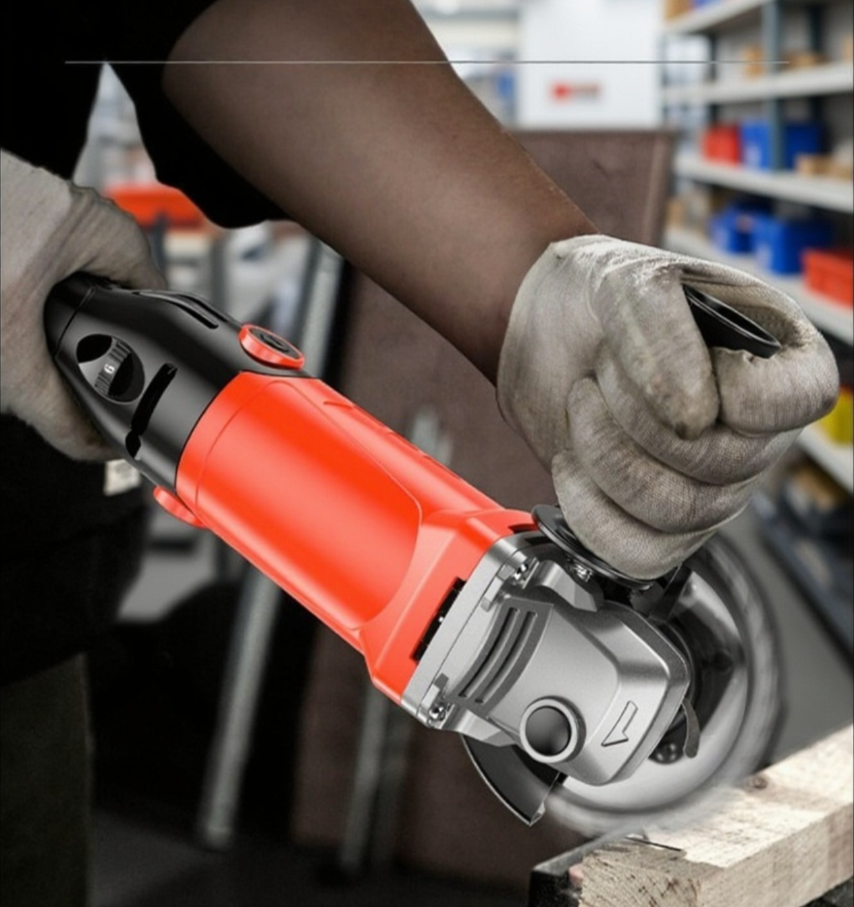 Effiziente Metallbearbeitung mit Industrie-Schleifmaschine