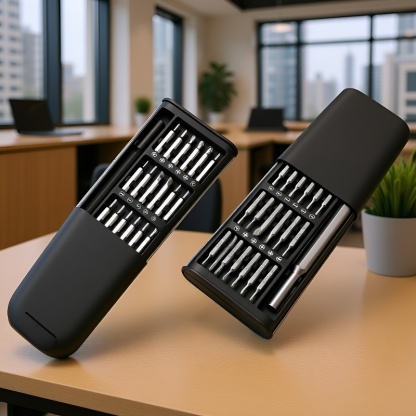 25-teiliges Schraubenzieher-Set, ergonomisch, vielseitig, für alle Instandhaltungsarbeiten