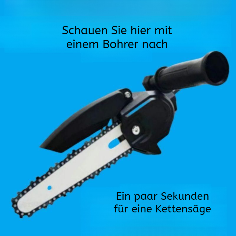 6-Zoll Bohrmaschine zu Kettensägen-Umrüstsatz, Mini-Astsäge, Elektrowerkzeug-Set