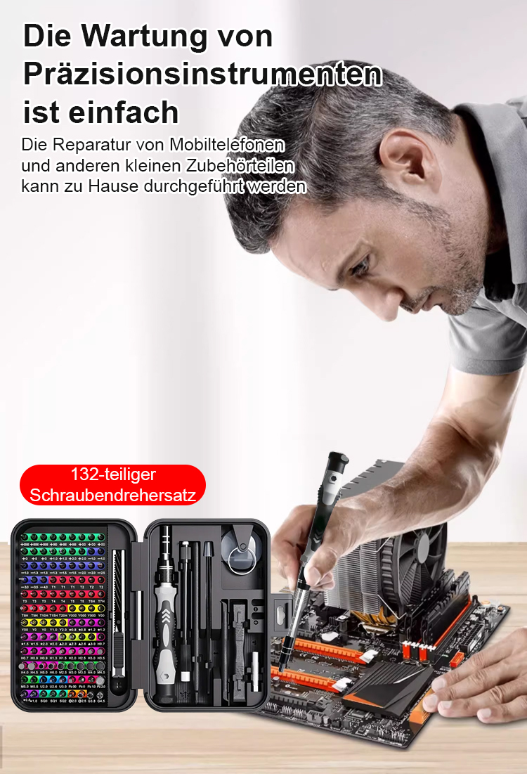 Präzisionsschraubendreher im Reparatursatz