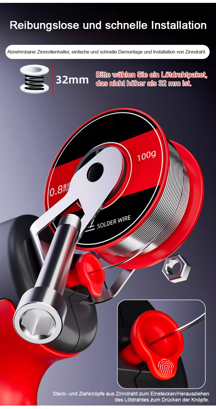 Effizientes Schweißpistolen-Reparaturwerkzeug für die Industrie