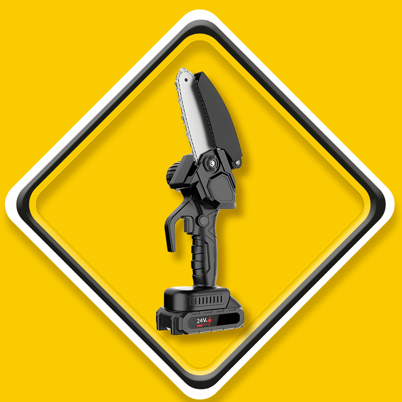 Kompakte kabellose Mini-Kettensäge mit Lithium-Akku