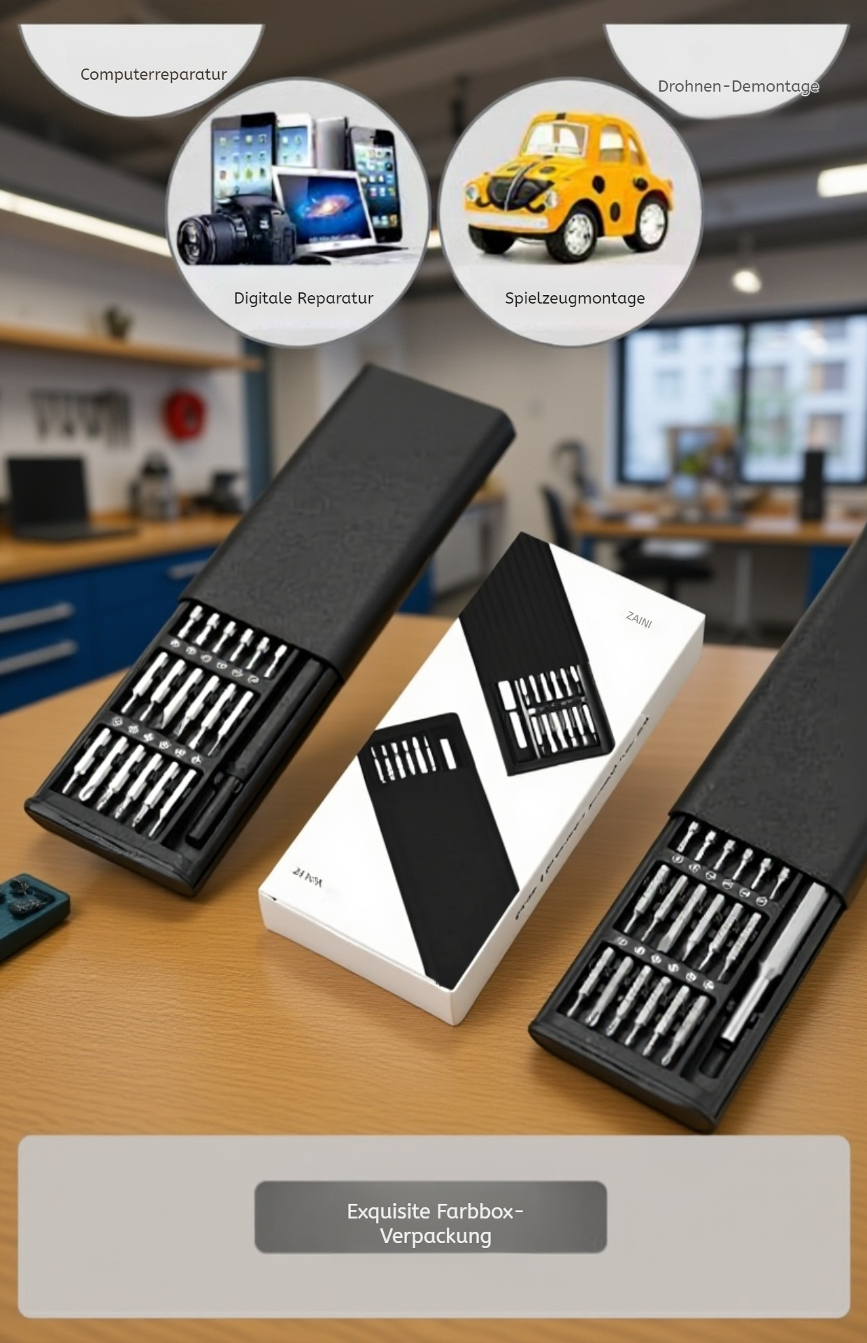 Praktisches Schraubenzieher-Set für Reparaturen