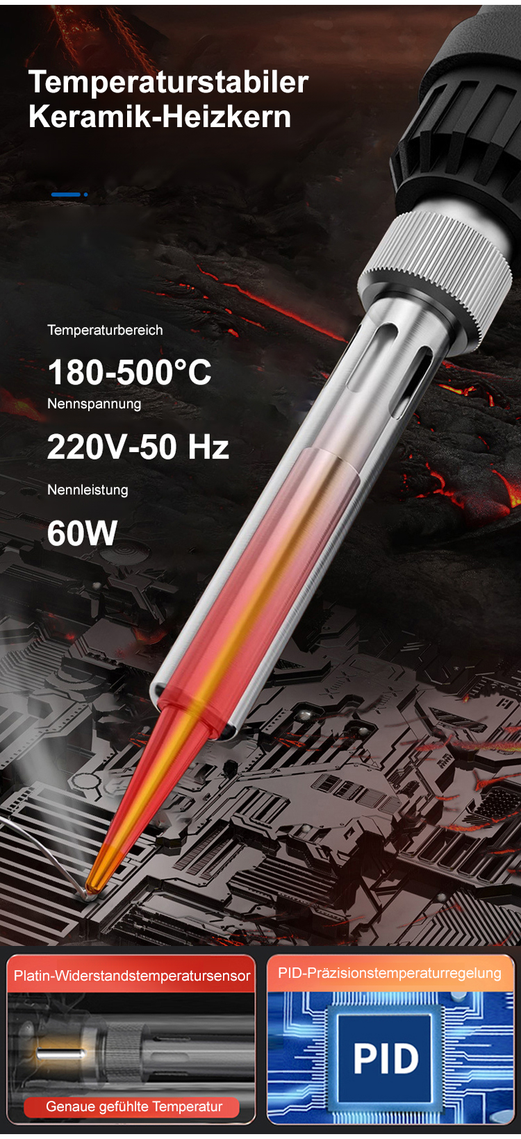 Vielseitiges Schweißstift-Reparaturset für Werkstätten