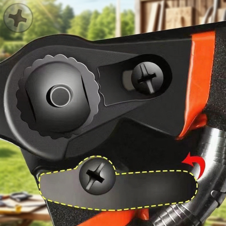 Gartenschere für präzises Schneiden