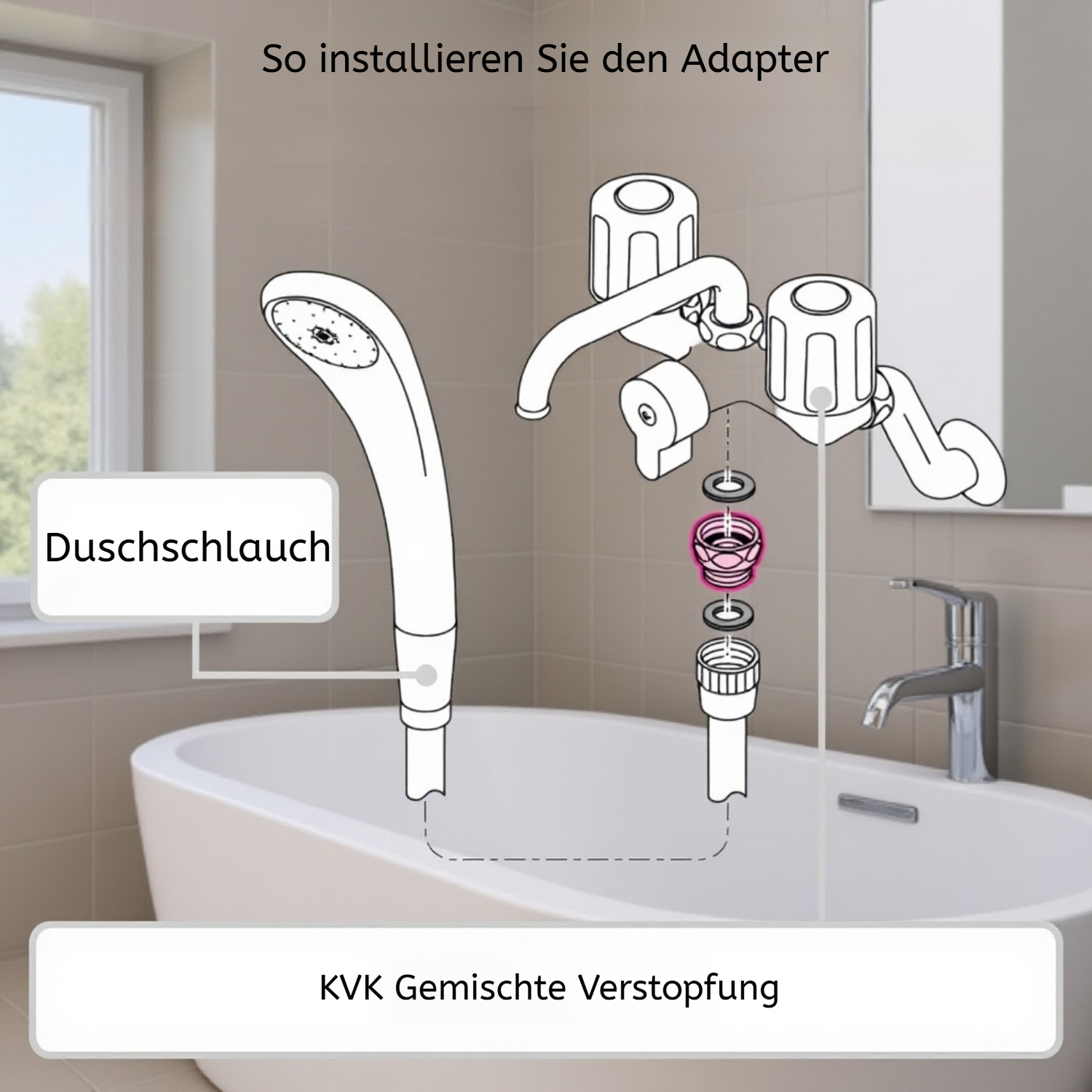 Luxuriöse Wellness-Dusche für samtweiche Haut