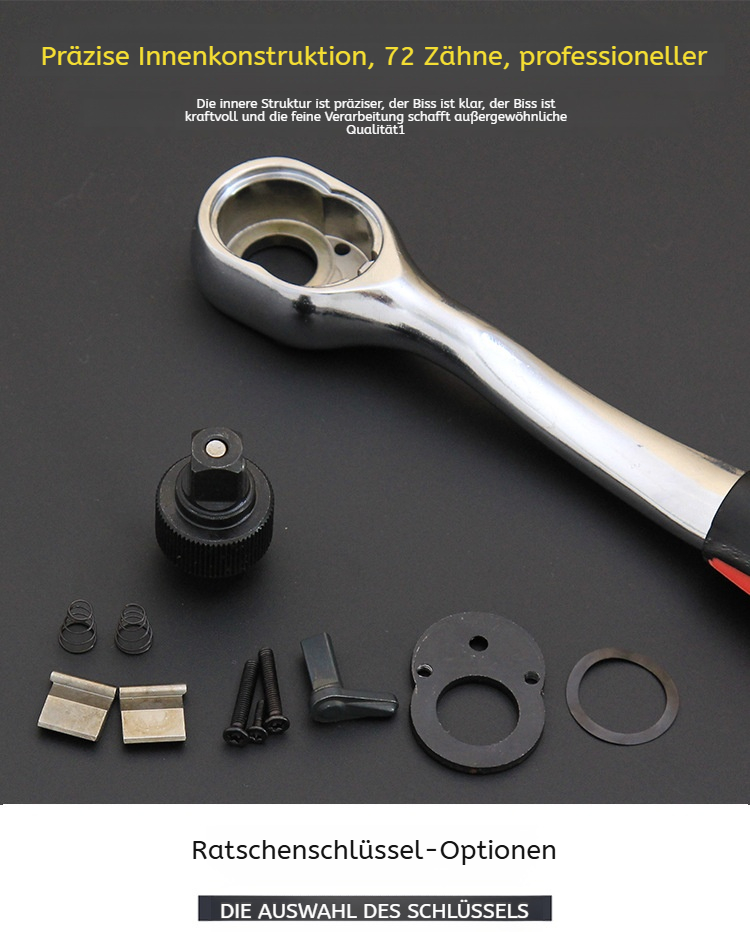 Ergonomischer Griff des Winkelschraubenschlüssels