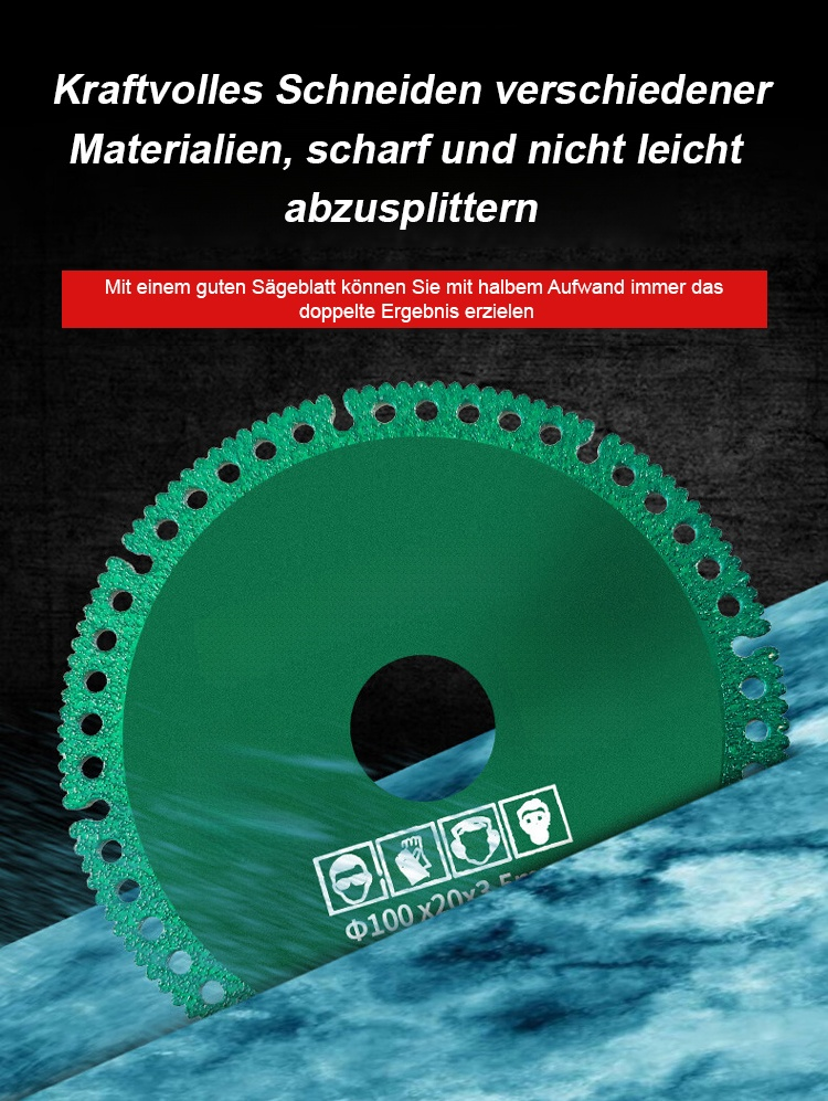 Robuste Mehrzweck-Trennscheibe im Einsatz