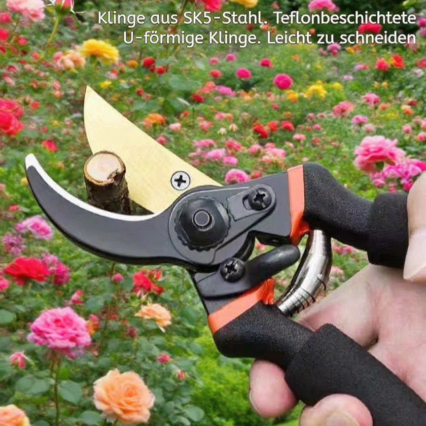Gartenschere für präzises Schneiden