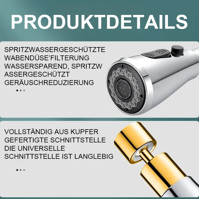 Küchenarmatur Spritzschutzverlängerung