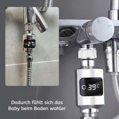 Duschkopf mit Temperaturanzeige