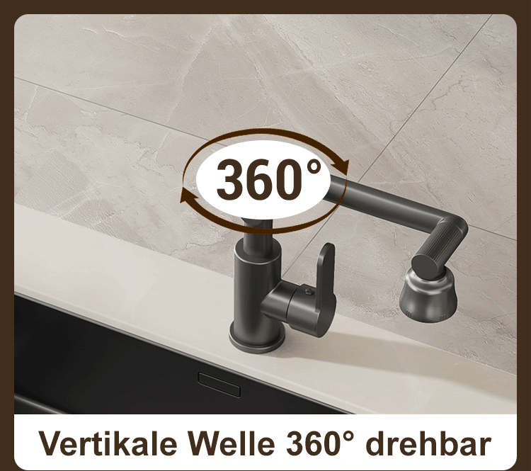 Robuste und langlebige Materialien der Küchenarmatur