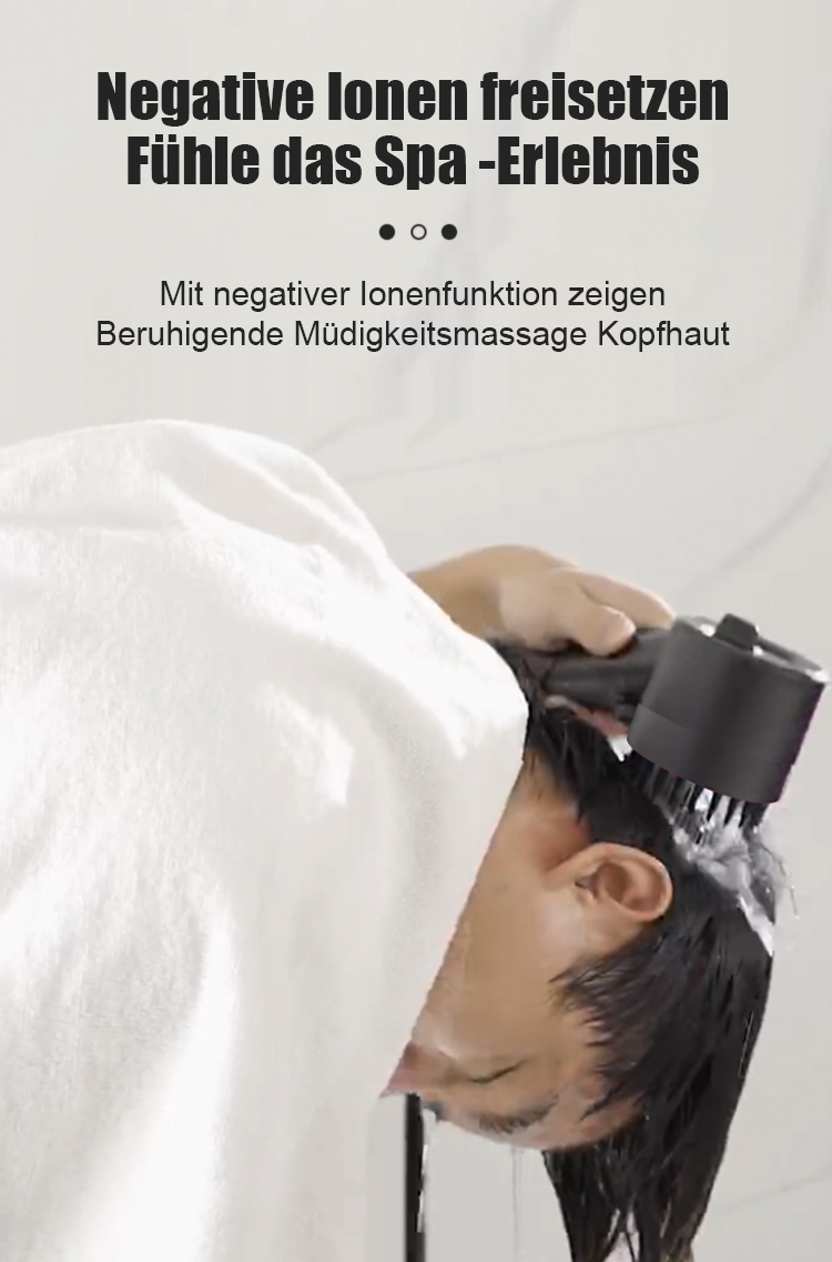 Duschkopf mit Anti-Kalk-Düsen und Massageoption