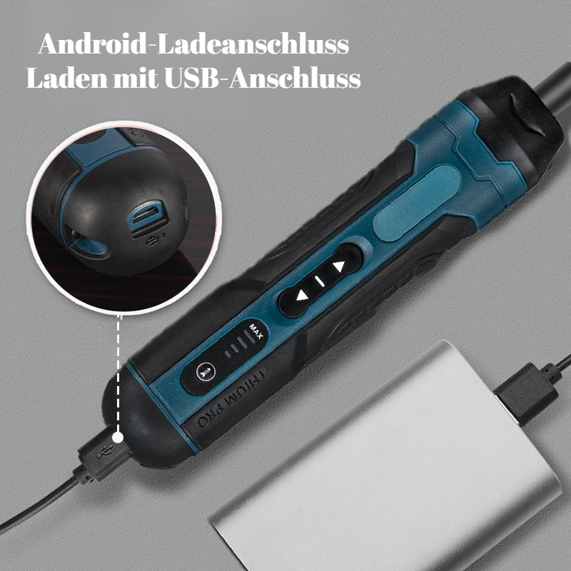 Electric screwdriver small USB rechargeable magnetic positive/negative/square/hexagonal/star-shaped 