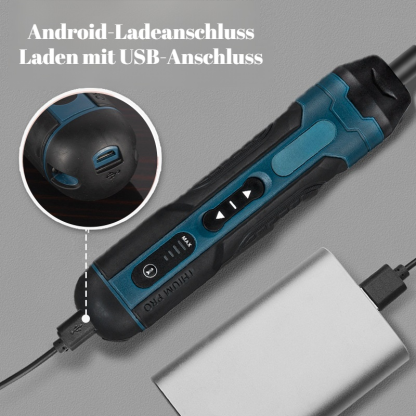Electric screwdriver small USB rechargeable magnetic positive/negative/square/hexagonal/star-shaped 