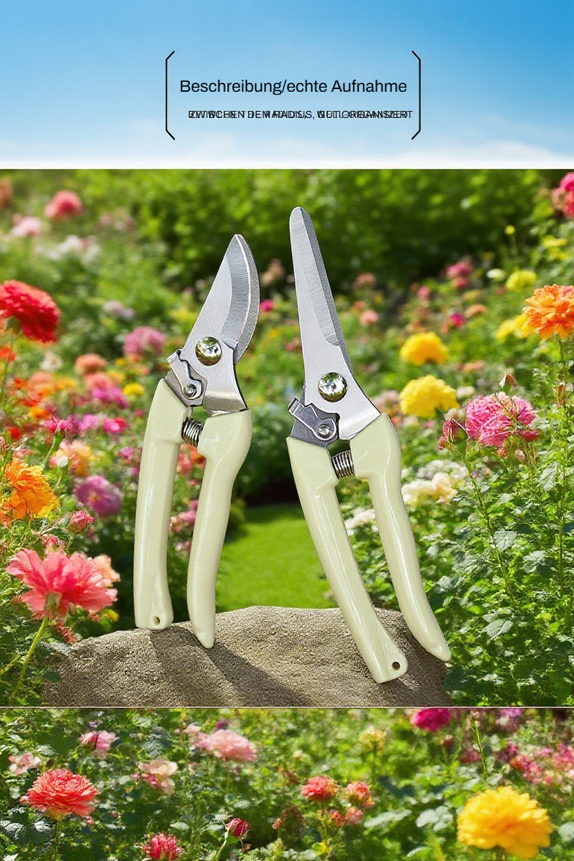 Rostfreie Schnittschere für Gartenpflanzen