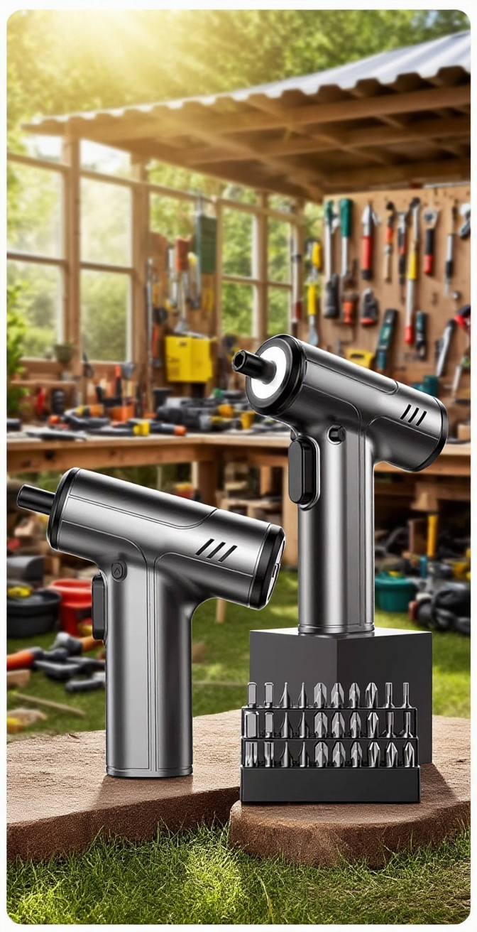 Ergonomische elektrische Bohrmaschine für den Hausgebrauch