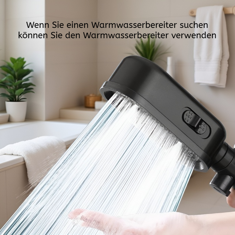 Duschkopf-Set mit Druckverstärkung