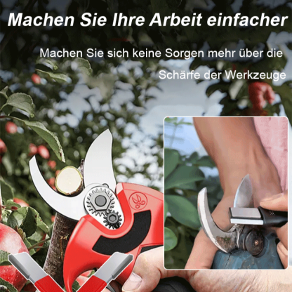 Tragbares Handschärfgerät für Gartenscheren