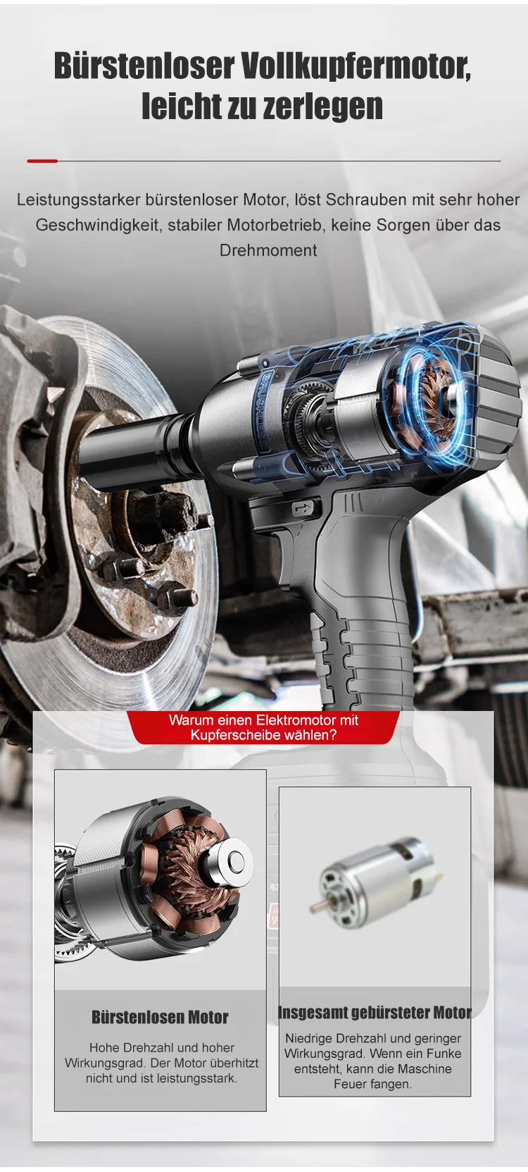 Akku-Schrauber mit langlebigem Lithium-Ionen-Akku
