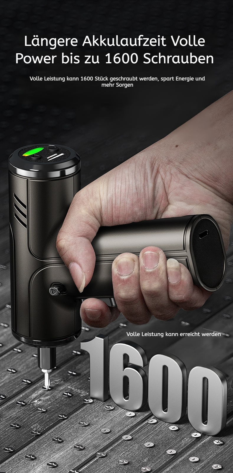 Akkuschrauber im Einsatz bei Heimwerkerarbeiten