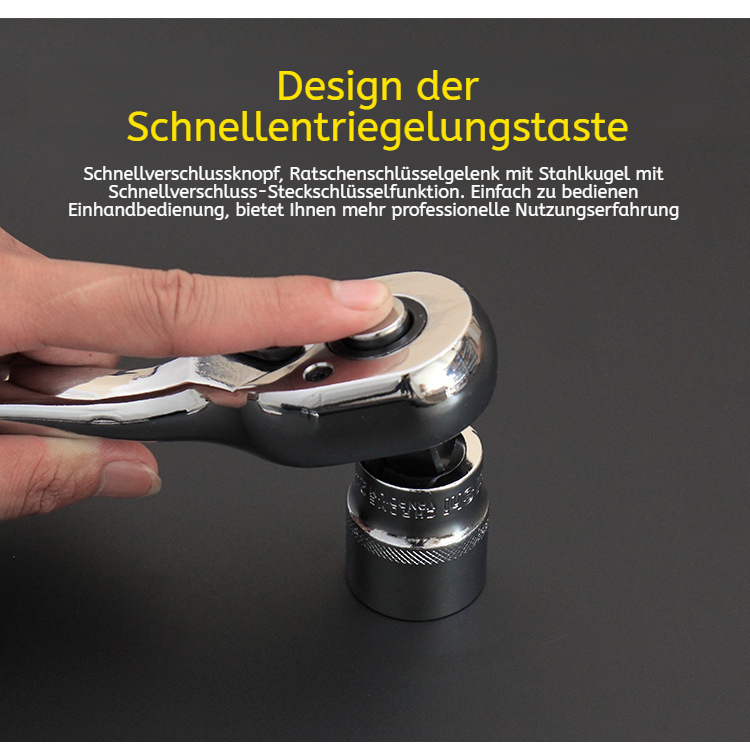 Detailansicht des Winkelschraubenschlüssels