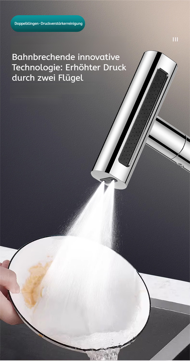 Wasserhahn mit komfortabler Bedienung und Stil