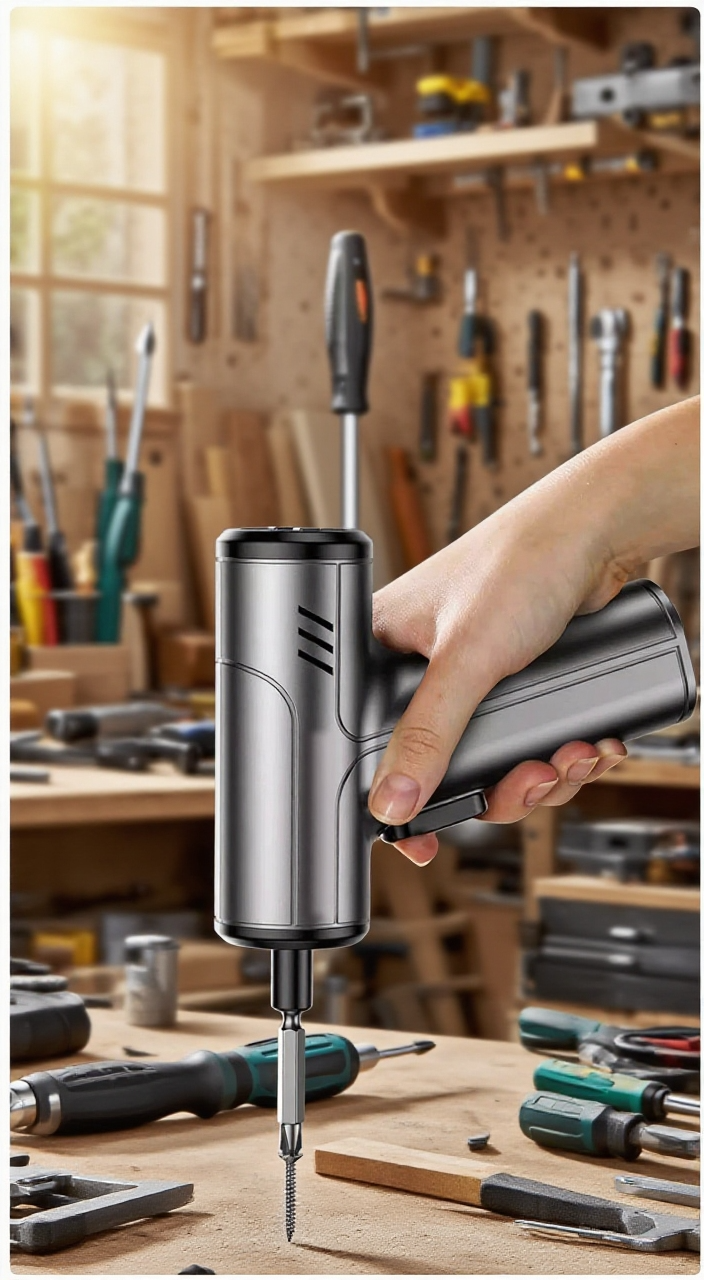 Praktisches Bohrmaschinen-Set für Reparaturen