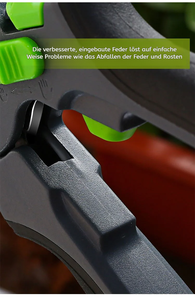 Gartenschere mit Sicherheitsverschluss