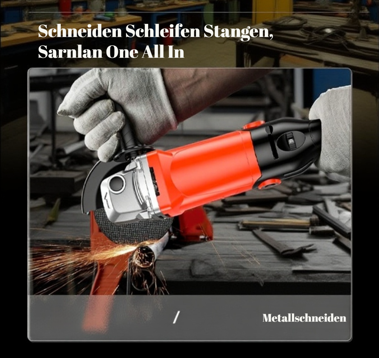 Benutzerfreundliches Bedienfeld der Schleifmaschine