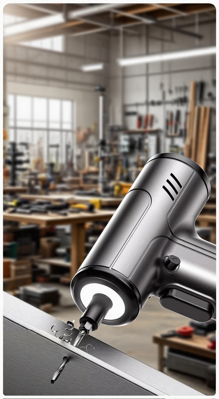 Leistungsstarke Bohrmaschine für Heimwerker