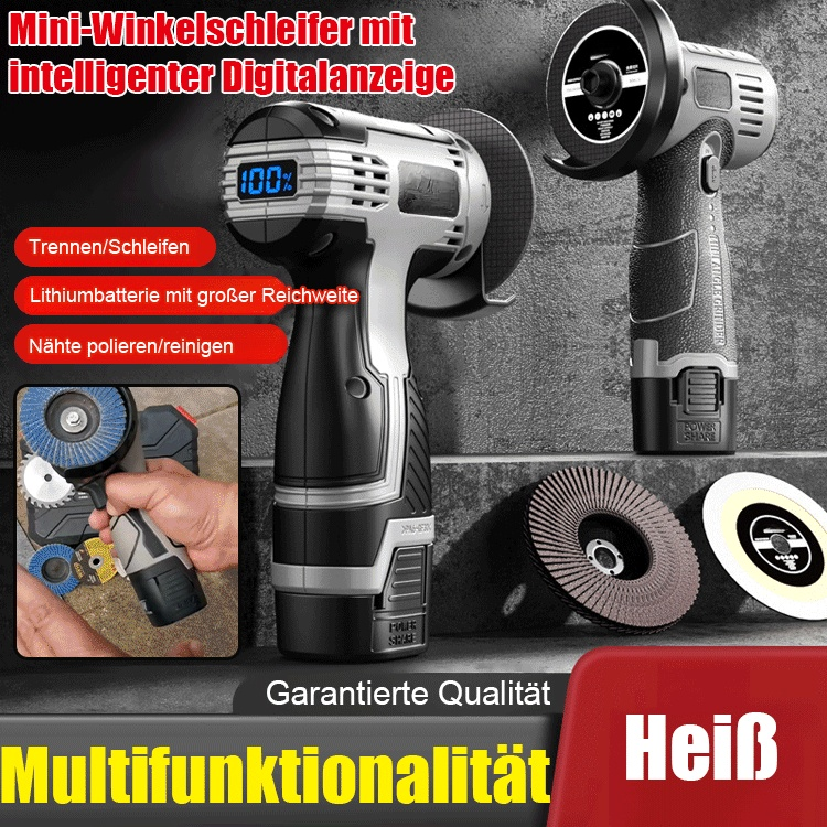 [Intelligente Digitalanzeige] Deutscher Multifunktions-Winkelschleifer