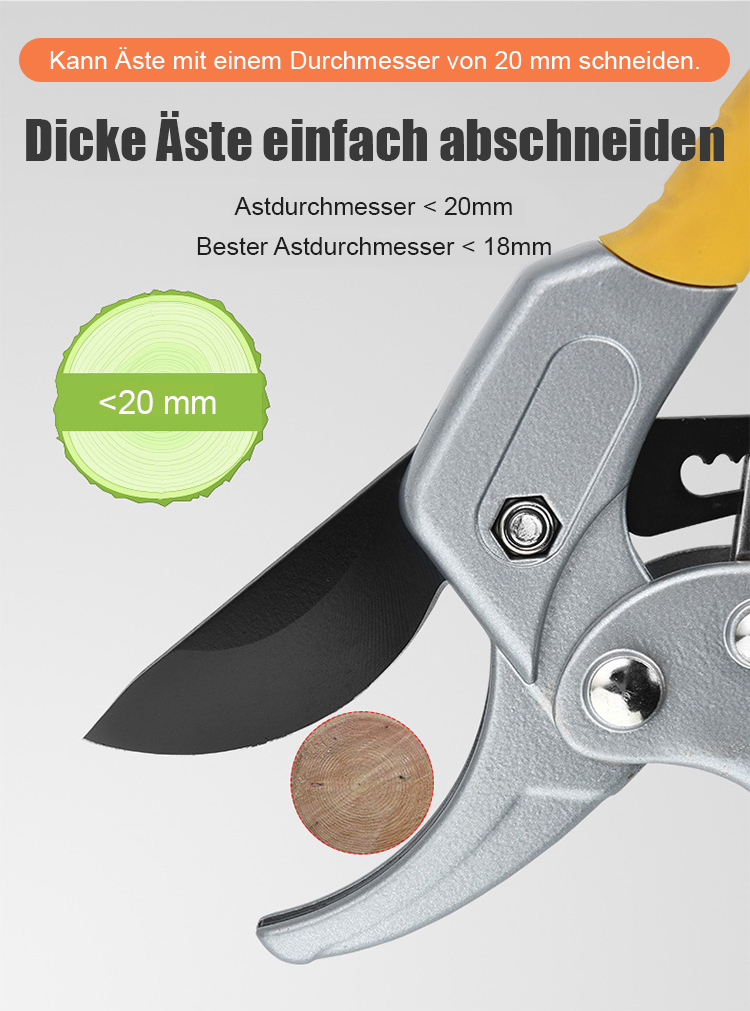 Effizientes Schneiden mit der TH Arbeitssparenden Schere