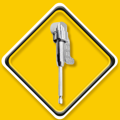 Multifunktionale Winkelschraubendreher-Bits, die keine Enge fürchten.