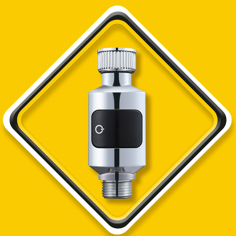 Duschkopf mit Temperaturanzeige