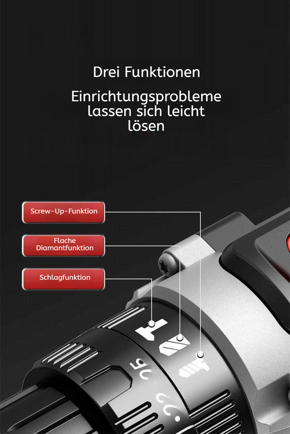 Superkraft Schraubendreher für präzises Arbeiten