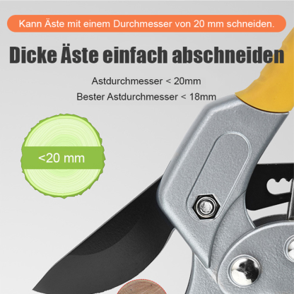 TH arbeitssparende Obstbaumschnittschere in Segmentbauweise