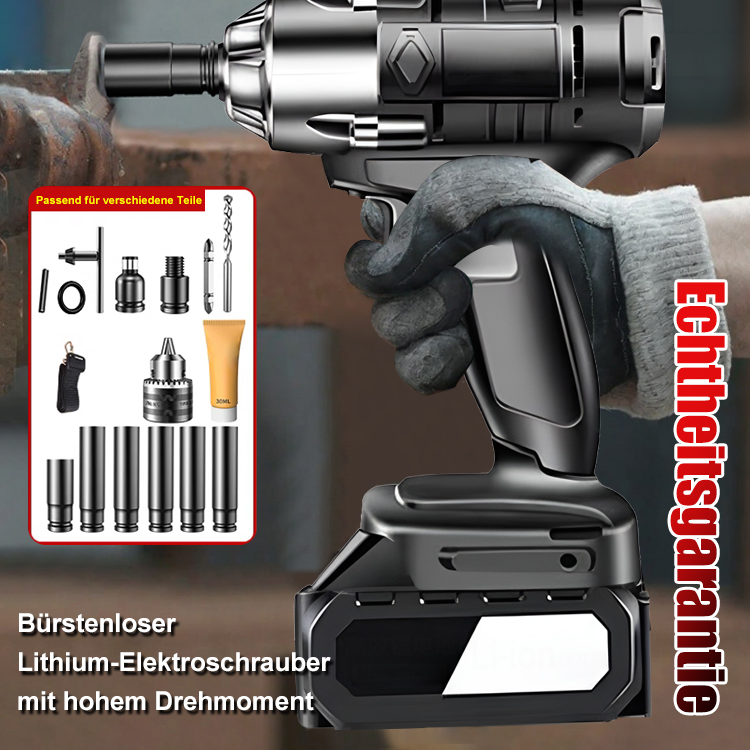 Bürstenloser Lithium-Elektroschrauber mit hohem Drehmoment