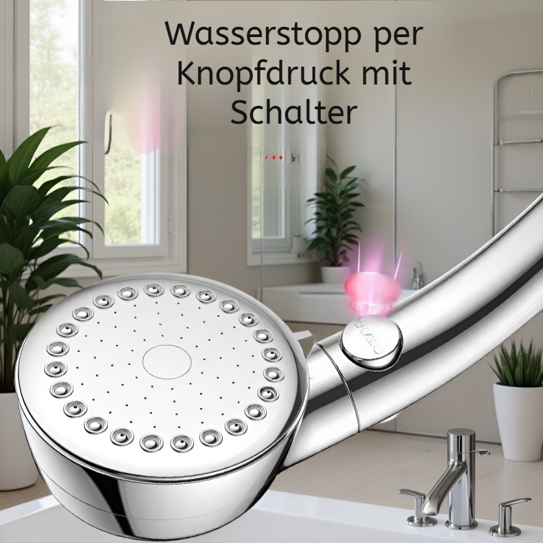 Duschkopf für schöne Haut