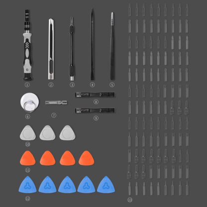132-teiliger multifunktionaler Schraubendreher-Reparatursatz