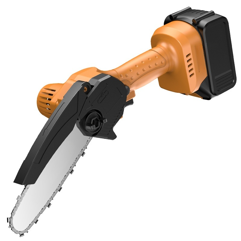 Sichere und handliche Mini-Kettensäge für den Garten