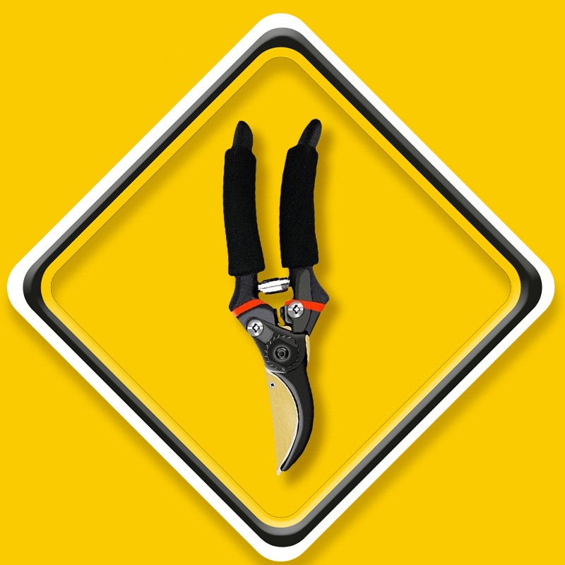 Gartenschere für präzises Schneiden